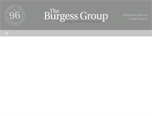 Tablet Screenshot of burgess-group.com
